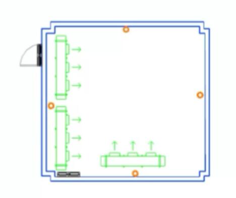 藥品生產(chǎn)企業(yè)制冷機組與溫濕度監(jiān)控傳感器布局圖 藥品生產(chǎn)企業(yè)制冷機組與溫濕度監(jiān)控傳感器布局圖